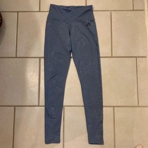 Blue Adidas Leggings XS